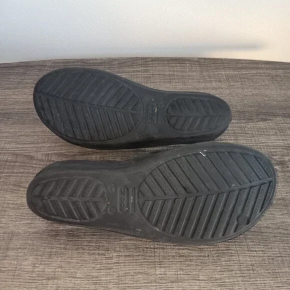 Crocs Bundle 8W Lot Sandals Brown Black - Picture 10 of 10